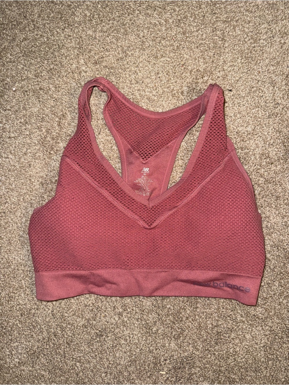 New Balance Women's Rose Mesh Sports Bra